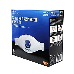 Dust Masks Flat Fold P2 with Valve – P2 Certified Respirator