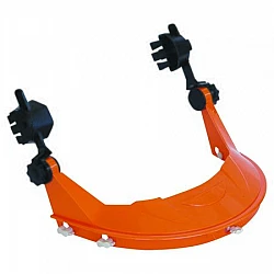 Hard Hat Browguard Attachment Orange