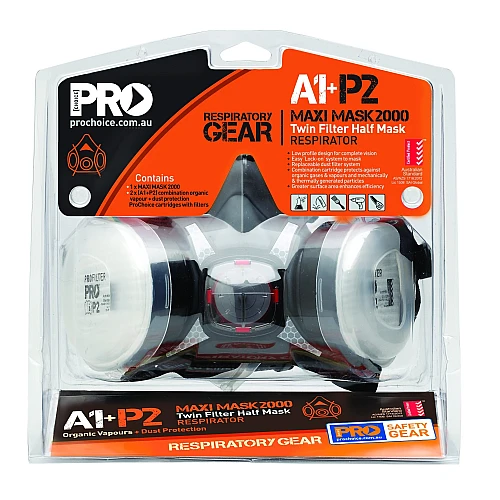 Maxi Mask 2000 Half Face A1p2 Respirator Kit Hma1p2 Maxi Mask 2000 Half Face A1p2 Respirator Kit Hma1p2