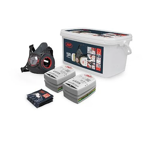Force Typhoon 8 Half Mask Respirator Multi-Gas Kit With ABEK1P2 Filters