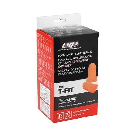 Powersoft Mega T-Fit Earplugs Refill Pack - 250 Pairs Powersoft Mega T-Fit Earplugs Refill Pack - 250 Pairs