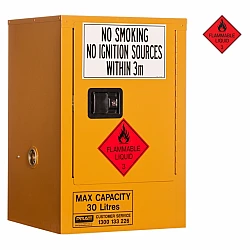 Flammable Storage Cabinet 30L 1 Door, 1 Shelf