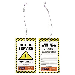 OUT OF SERVICE TAGS x 100