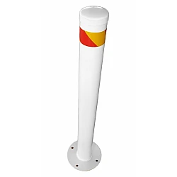 Surface Mount Steel White Bollard