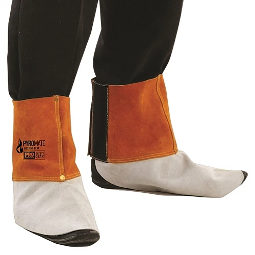 Pyromate Welders Leather Spats Large - WSVL
