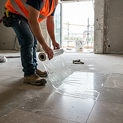 Hard Floor Surface Protection Self Adhesive Film 100m