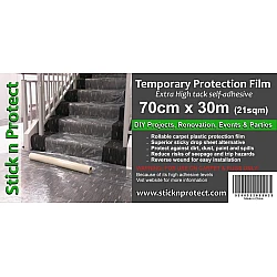 Carpet Protection Film Self Adhesive 700mm X 30m Carpet Protection Film Self Adhesive 700mm X 30m
