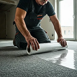 Carpet Protection Film Self Adhesive 700mm X 30m