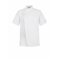 Chefs Tunic With Concealed Front - Short Sleeve Cj041