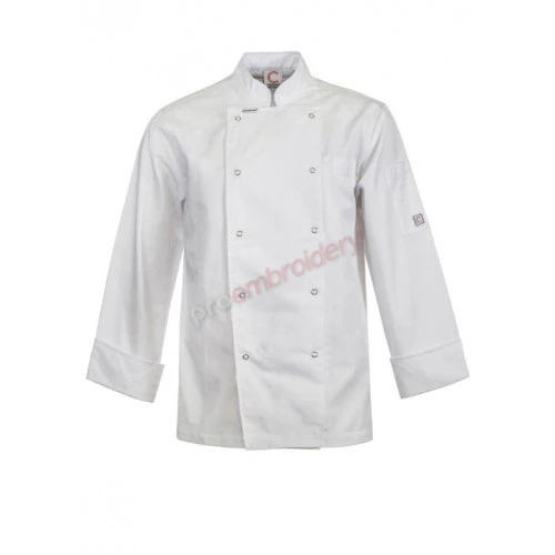 Executive Chefs Jacket With Press Studs - Long Sleeve Cj039