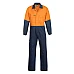 Hi Vis Poly/Cotton Two Tone Coveralls 210gsm