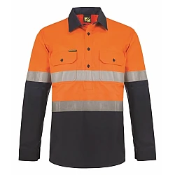 Hybrid Hi Vis Close Front Shirt -WS6031