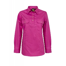 Ladies Half Placket Shirt
