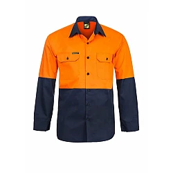 Lightweight Hi Vis Two Tone Long Sleeve