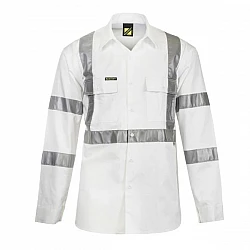 Long Sleeves Hi Vis X-Pattern Shirt  WS3222