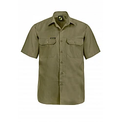 Short Sleeve Cotton Drill Shirt Ws3021