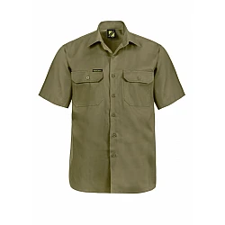 Short Sleeve Cotton Drill Shirt Ws3021