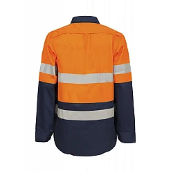Maternity Hi Vis Shirt With Reflective Tape 100% Cotton
