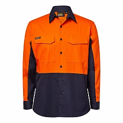 HIVIS VENTED LONG SLEEVE RIPSTOP SHIRT