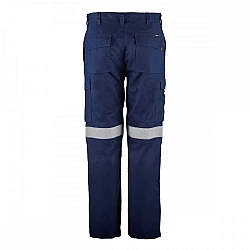 Fire Resistant Cargo Pants With Reflective Tape HRC 2 Inherent Protection