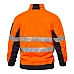 Hi Vis Two Tone Half Zip Pullover With Tape “RIDGE”