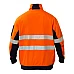 Hi Vis Half Zip Cotton Reflective Pullover
