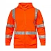 Alpine Hi Vis Hoodie With X Reflective Tape