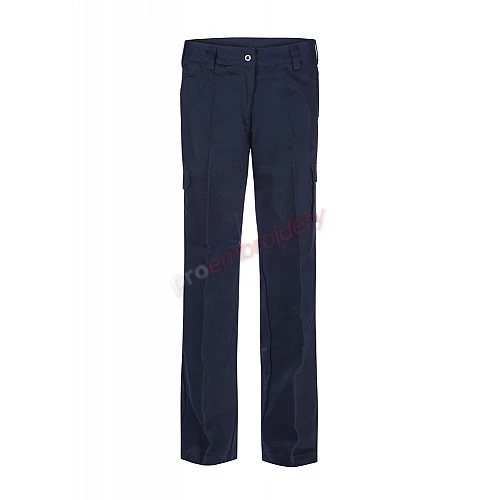 Ladies Mid Weight Cargo Cotton Drill Pants Ladies Mid Weight Cargo Cotton Drill Pants