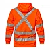 Alpine Hi Vis Hoodie With X Reflective Tape