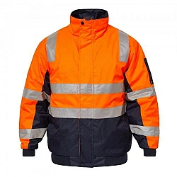 Typhoon 2tone Bombe Jkt With  Reflective Tape