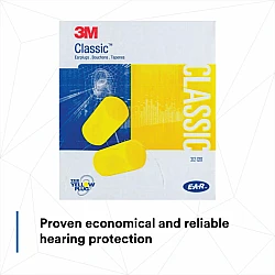3M E-A-R Classic Uncorded Earplugs 200 pairs 312-1201