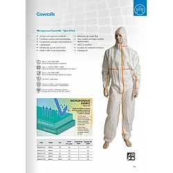 Bastion Microporous Coveralls Type 4/5/6 - Carton of 50