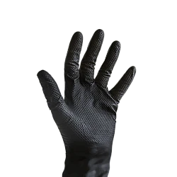 Bastion Heavy Duty Nitrile Diamond Grip Powder Free Gloves - Box of 50pcs