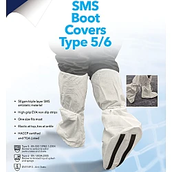 SMS Shoe Boot Covers for Asbestos Removal - Bag of 50