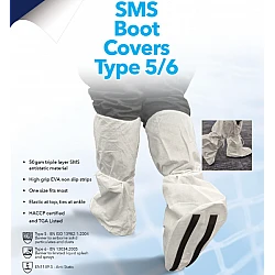 SMS Shoe Boot Covers for Asbestos Removal - Bag of 50