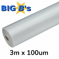Extender Zip Wall Clear Plastic 3M x 100um