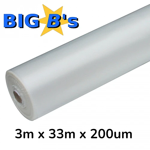 Extender Zip Wall Clear Film 3M x 33M x 200um Extender Zip Wall Clear Film 3M x 33M x 200um