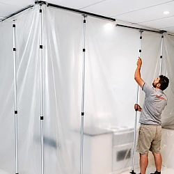 Extender Wall 8 Pole & Top Seal Rail Kit 3.9m