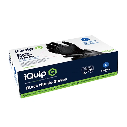 iQuip Heavy Duty Nitrile Gloves - Box of 100pcs iQuip Heavy Duty Nitrile Gloves - Box of 100pcs