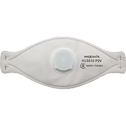 Maxisafe P2 Valved 3-Panel Flatfold Respirator Box Of 20