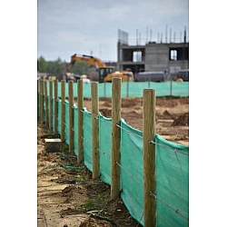 UV-Stable Silt Fence 95gsm – Sediment Control Barrier